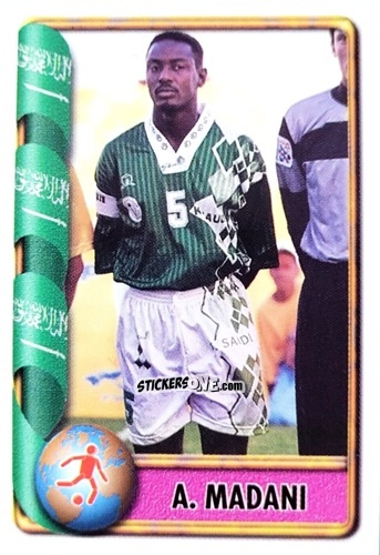 Sticker A. Madani - Mundial Francia 1998 n. 41 - Navarrete