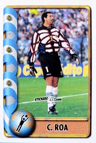 Cromo Carlos Roa - Mundial Francia 1998 n. 45 - Navarrete