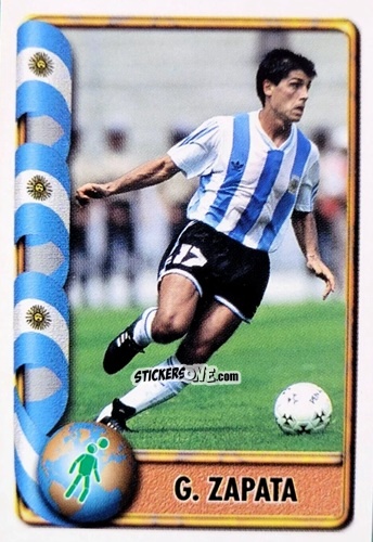 Cromo G. Zapata - Mundial Francia 1998 n. 47 - Navarrete