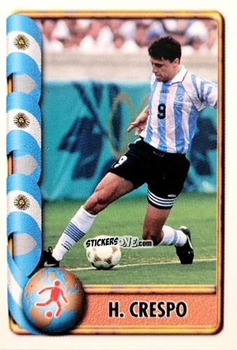 Sticker H. Crespo - Mundial Francia 1998 n. 58 - Navarrete