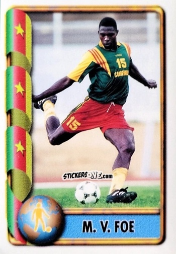 Sticker Marc-Vivien Foe - Mundial Francia 1998 n. 131 - Navarrete