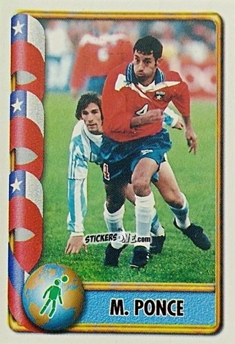 Figurina M. Ponce - Mundial Francia 1998 n. 142 - Navarrete