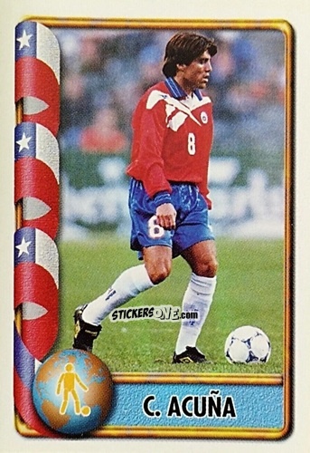 Figurina Clarence Acuna - Mundial Francia 1998 n. 145 - Navarrete