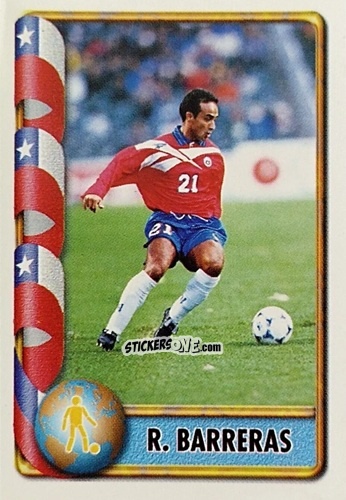 Figurina Rodrigo Barrera - Mundial Francia 1998 n. 147 - Navarrete