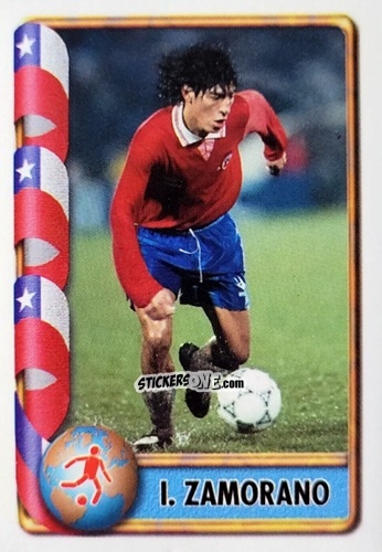Figurina I. Zamorano - Mundial Francia 1998 n. 153 - Navarrete