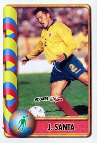 Figurina Jose Santa - Mundial Francia 1998 n. 159 - Navarrete