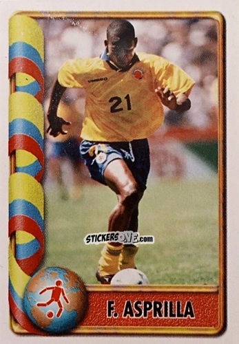 Figurina F. Asprilla - Mundial Francia 1998 n. 164 - Navarrete