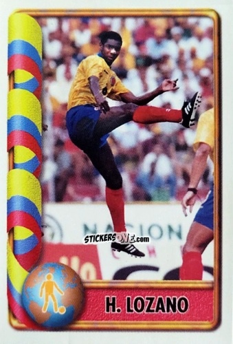 Figurina H. Lozano - Mundial Francia 1998 n. 166 - Navarrete