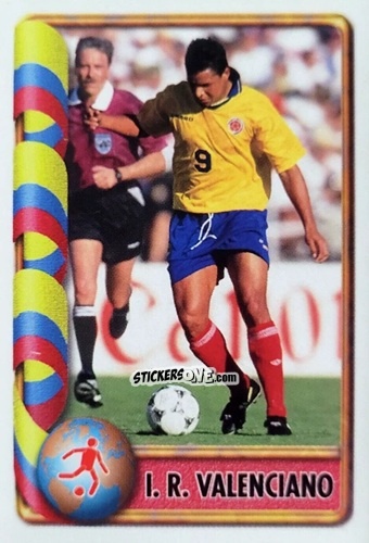 Sticker I. R. Valenciano - Mundial Francia 1998 n. 167 - Navarrete