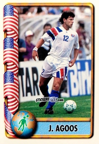 Sticker Jeff Agoos - Mundial Francia 1998 n. 222 - Navarrete