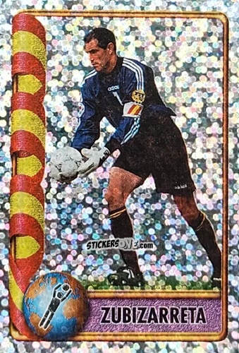 Sticker Zubizarreta - Mundial Francia 1998 n. 253 - Navarrete