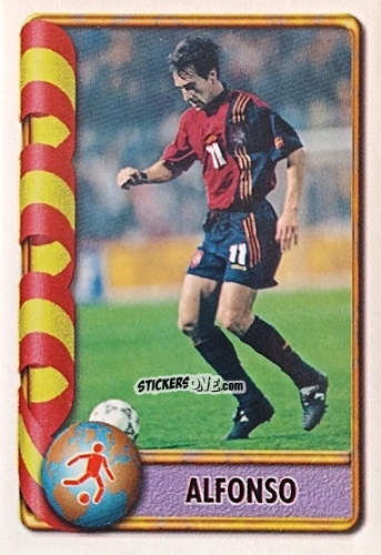 Cromo Alfonso - Mundial Francia 1998 n. 263 - Navarrete
