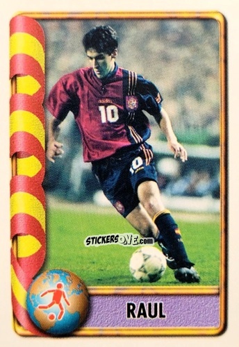 Sticker Raul González - Mundial Francia 1998 n. 264 - Navarrete