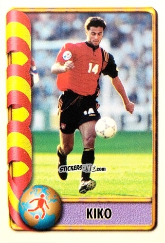Sticker Kiko - Mundial Francia 1998 n. 265 - Navarrete