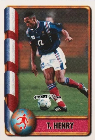 Sticker T. Henry - Mundial Francia 1998 n. 281 - Navarrete