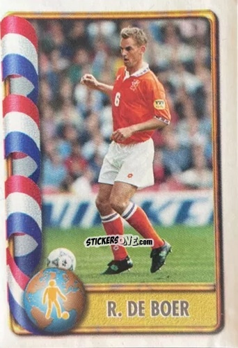 Sticker R. De Boer - Mundial Francia 1998 n. 295 - Navarrete