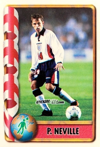 Figurina P. Neville - Mundial Francia 1998 n. 302 - Navarrete