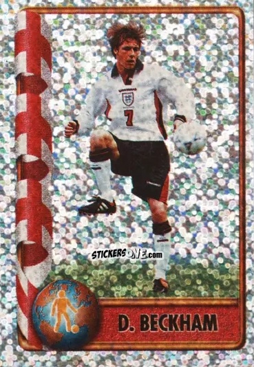 Sticker D. Beckham - Mundial Francia 1998 n. 308 - Navarrete