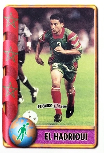 Sticker Abdelkrim El Hadrioui - Mundial Francia 1998 n. 366 - Navarrete