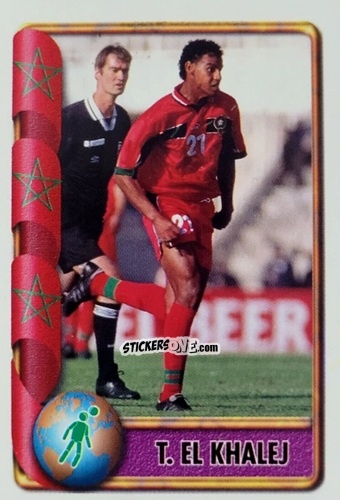 Sticker T. El Khalej - Mundial Francia 1998 n. 378 - Navarrete