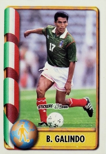 Sticker B. Galindo - Mundial Francia 1998 n. 387 - Navarrete