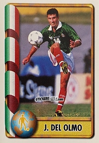 Figurina J. Del Olmo - Mundial Francia 1998 n. 388 - Navarrete