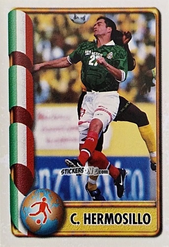 Sticker C. Hermosillo - Mundial Francia 1998 n. 389 - Navarrete
