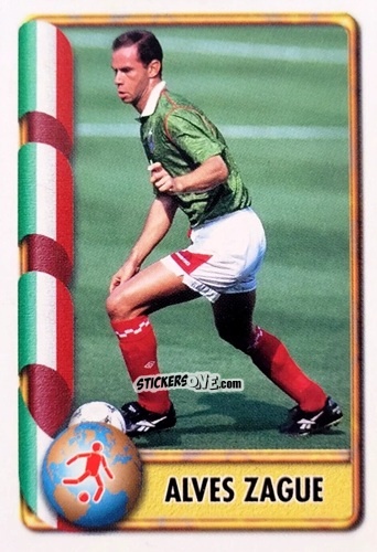 Sticker Alves Zague - Mundial Francia 1998 n. 391 - Navarrete