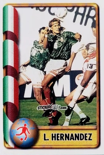 Figurina L. Hernandez - Mundial Francia 1998 n. 392 - Navarrete