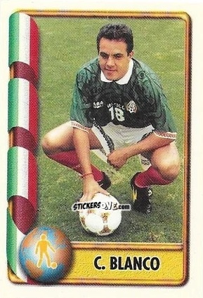 Sticker Cuauhtémoc Blanco - Mundial Francia 1998 n. 393 - Navarrete