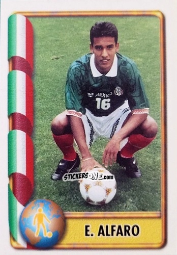 Sticker Enrique Alfaro - Mundial Francia 1998 n. 394 - Navarrete