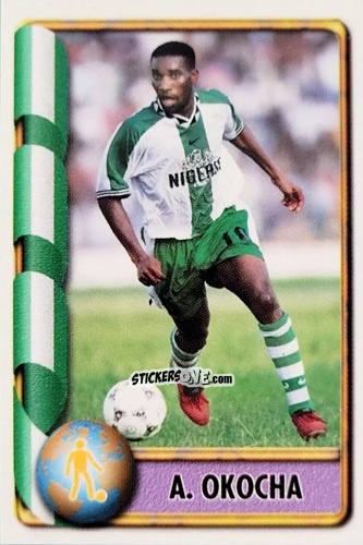 Sticker A. Okocha - Mundial Francia 1998 n. 403 - Navarrete