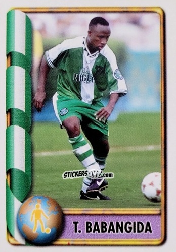 Figurina T. Babangida - Mundial Francia 1998 n. 405 - Navarrete