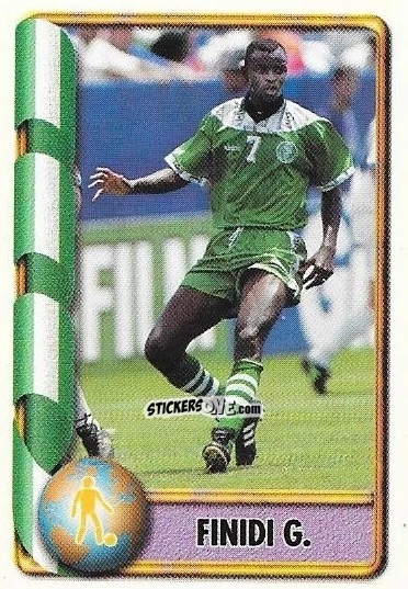Figurina Finidi G. - Mundial Francia 1998 n. 410 - Navarrete