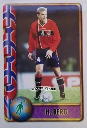 Sticker Henning Berg - Mundial Francia 1998 n. 414 - Navarrete
