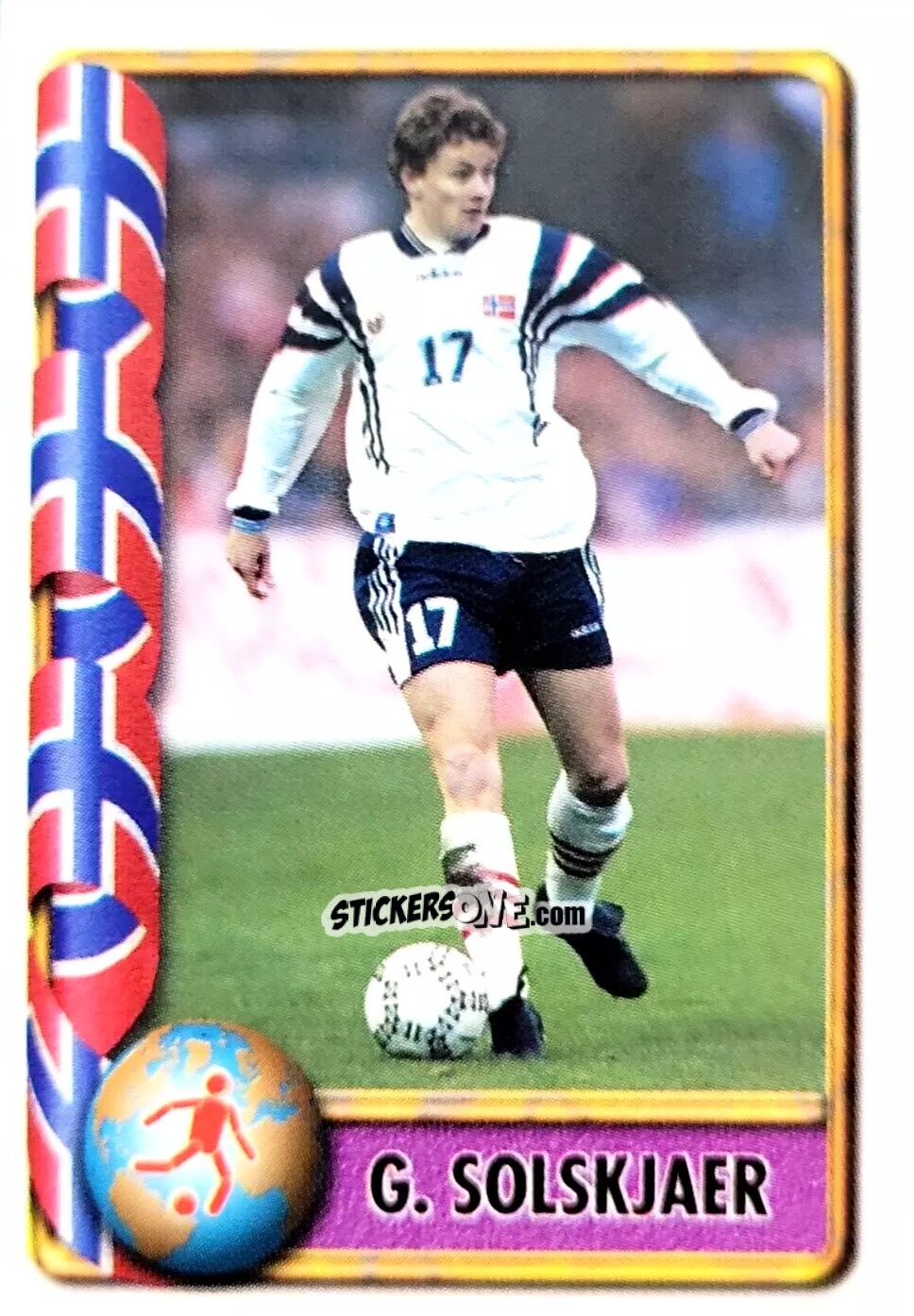 Sticker G. Solskjaer - Mundial Francia 1998 n. 424 - Navarrete