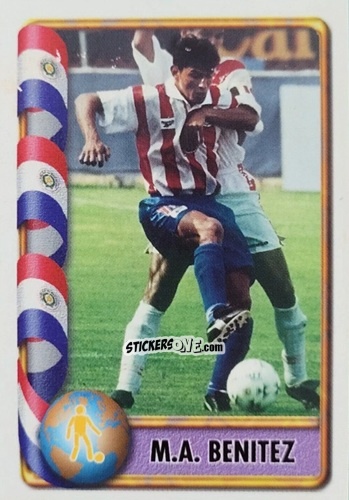 Figurina M. A. Benitez - Mundial Francia 1998 n. 437 - Navarrete