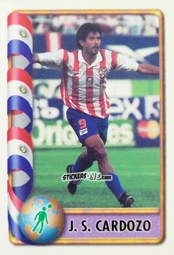 Sticker Jose Cardozo - Mundial Francia 1998 n. 442 - Navarrete