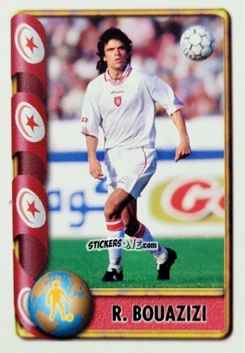 Sticker R. Bouazizi - Mundial Francia 1998 n. 482 - Navarrete
