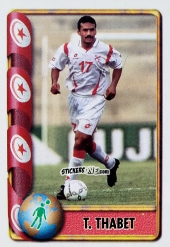 Sticker T. Thabet - Mundial Francia 1998 n. 489 - Navarrete