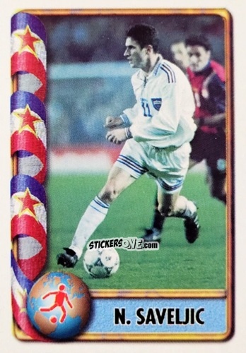 Cromo N. Saveljic - Mundial Francia 1998 n. 504 - Navarrete