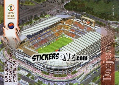 Sticker Daejeon - FIFA World Cup Korea/Japan 2002 Opening Series - Panini