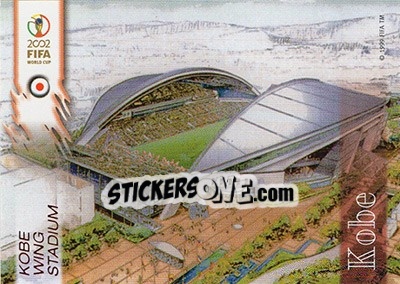 Sticker Kobe - FIFA World Cup Korea/Japan 2002 Opening Series n. 15 - Panini