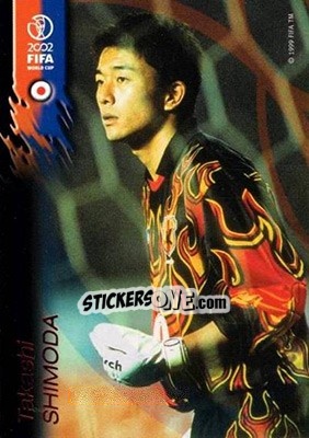 Sticker Takashi Shimoda - FIFA World Cup Korea/Japan 2002 Opening Series - Panini