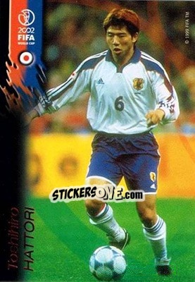 Sticker Toshihiro Hattori - FIFA World Cup Korea/Japan 2002 Opening Series n. 27 - Panini