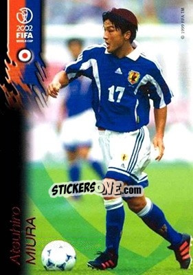 Cromo Atsuhiro Miura - FIFA World Cup Korea/Japan 2002 Opening Series - Panini