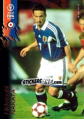 Sticker Hidetoshi Nakata - FIFA World Cup Korea/Japan 2002 Opening Series - Panini