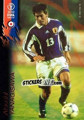 Sticker Atsushi Yanagisawa - FIFA World Cup Korea/Japan 2002 Opening Series - Panini