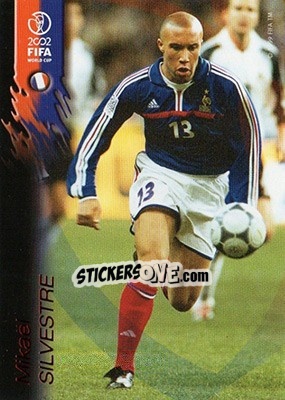 Cromo Mikael Silvestre - FIFA World Cup Korea/Japan 2002 Opening Series - Panini