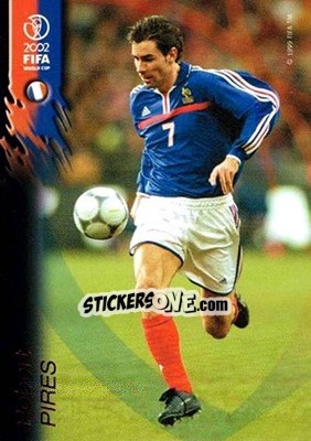 Sticker Robert Pires - FIFA World Cup Korea/Japan 2002 Opening Series - Panini
